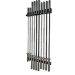 Rack de Barras Olímpicas Vertical de Pared