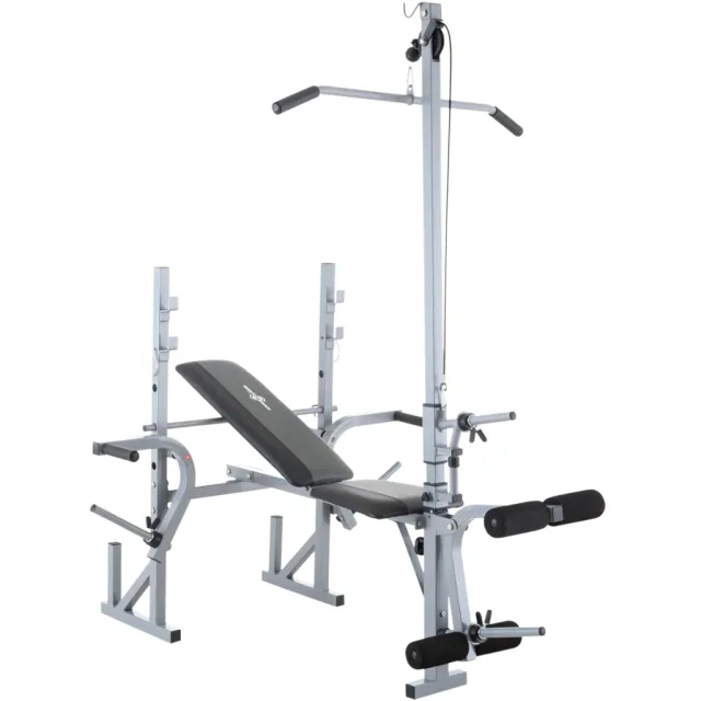 Banco Ejercicio Múltiple Libre Polea Alta Banco Ejercicio Múltiple Libre Polea Alta - Imagen 1
