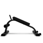 Banco de abdominales con pesas libres