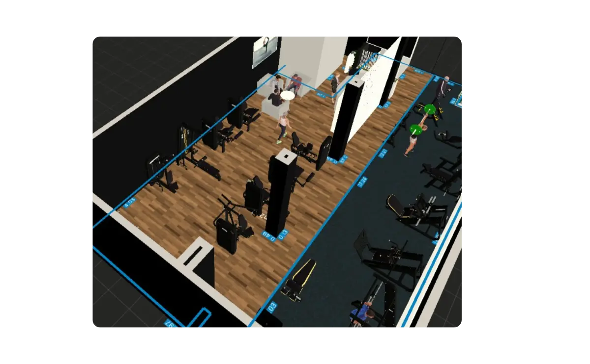 render 3d gym colombia